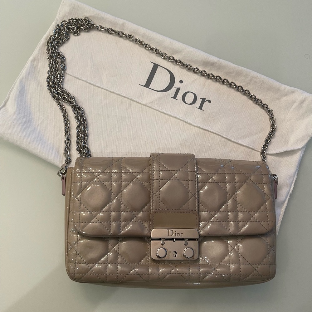 Dior Quilted Leather Mini Bag with Original dust bag